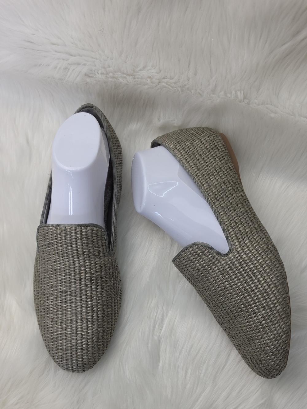 BIRDIES The Starling Cypress Woven‎ Synthetic Raffia Slip On Comfort Loafers 12